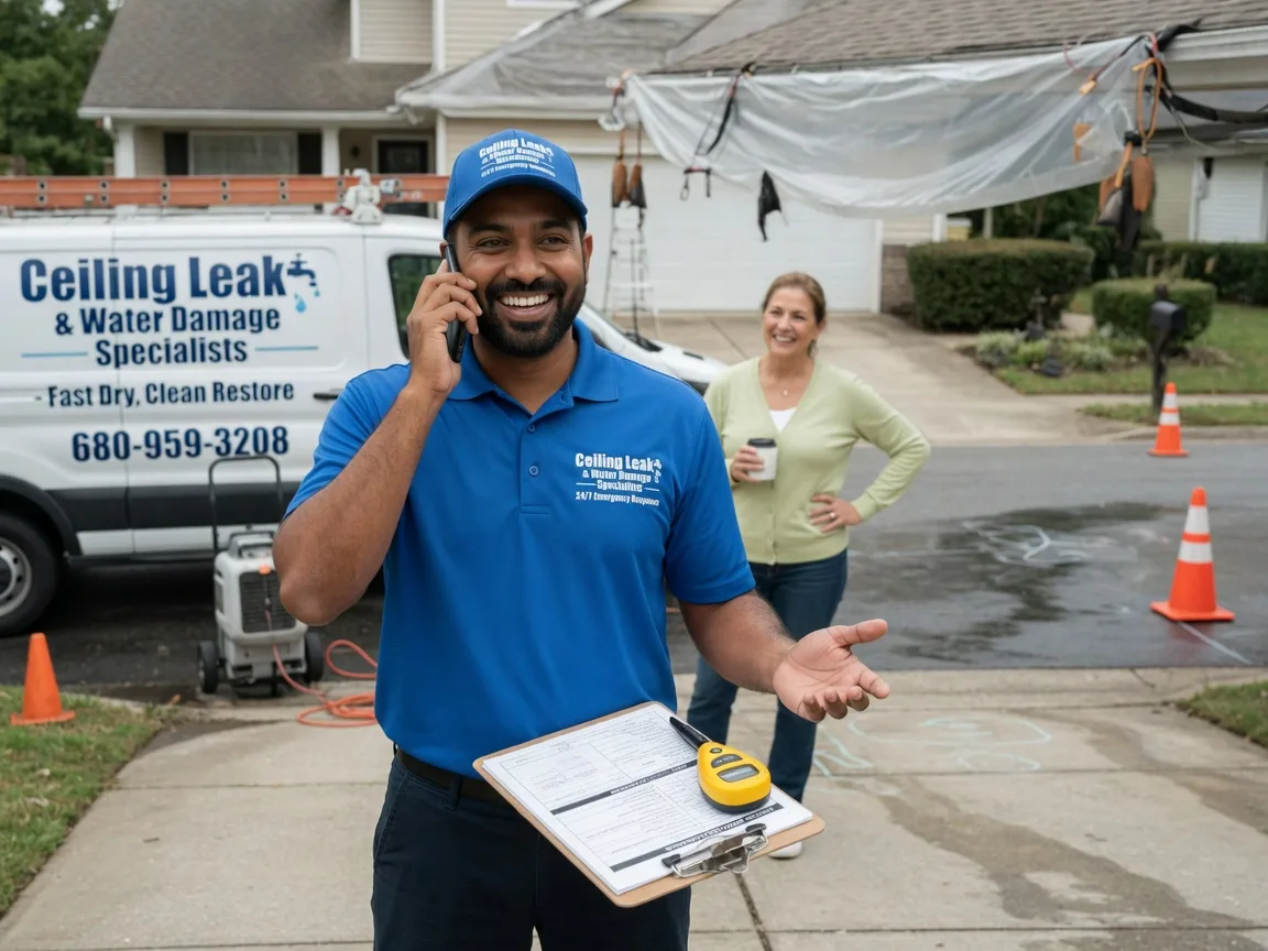 Ceiling Leak Cleanup Deer Creek, IL FAQs